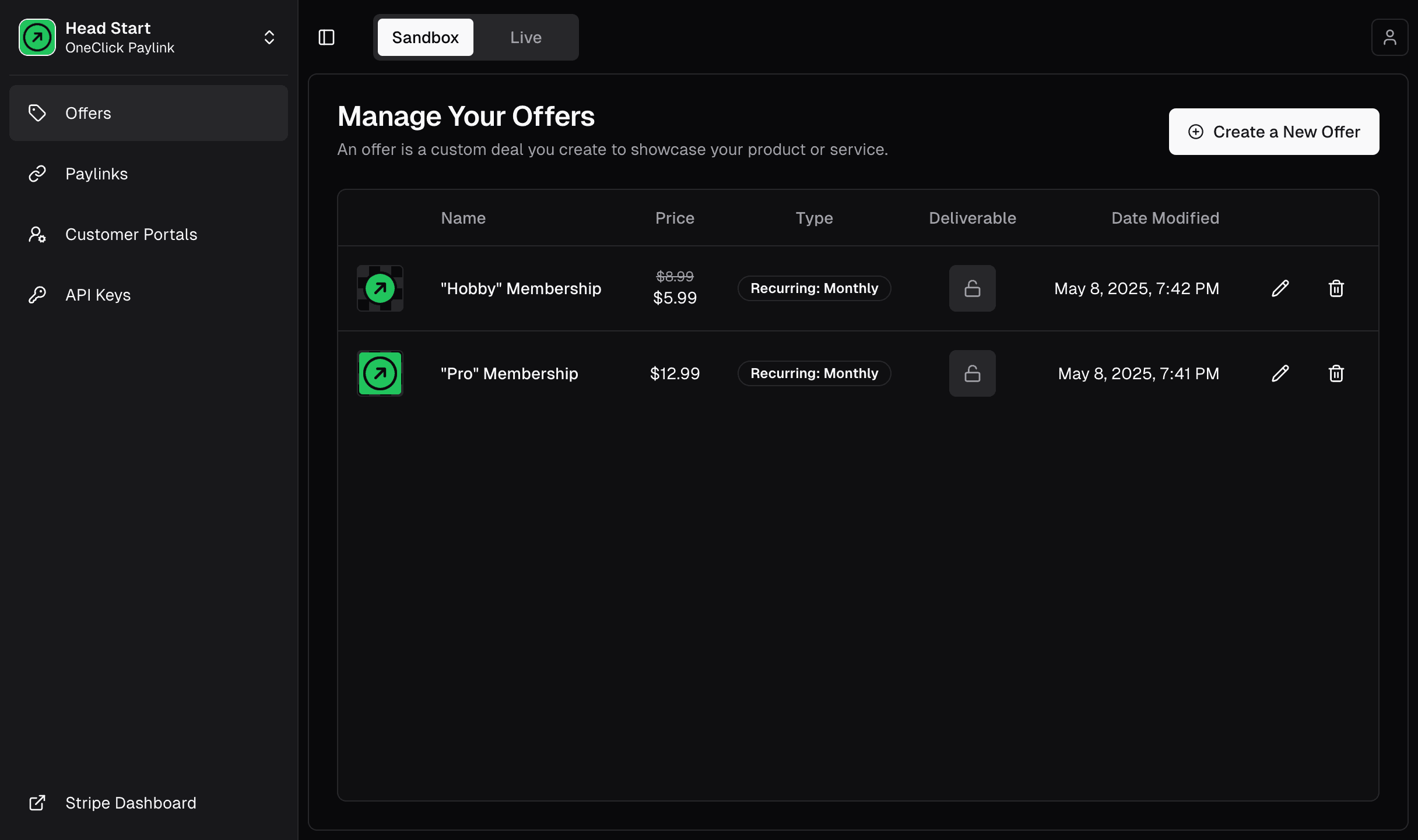 App screenshot